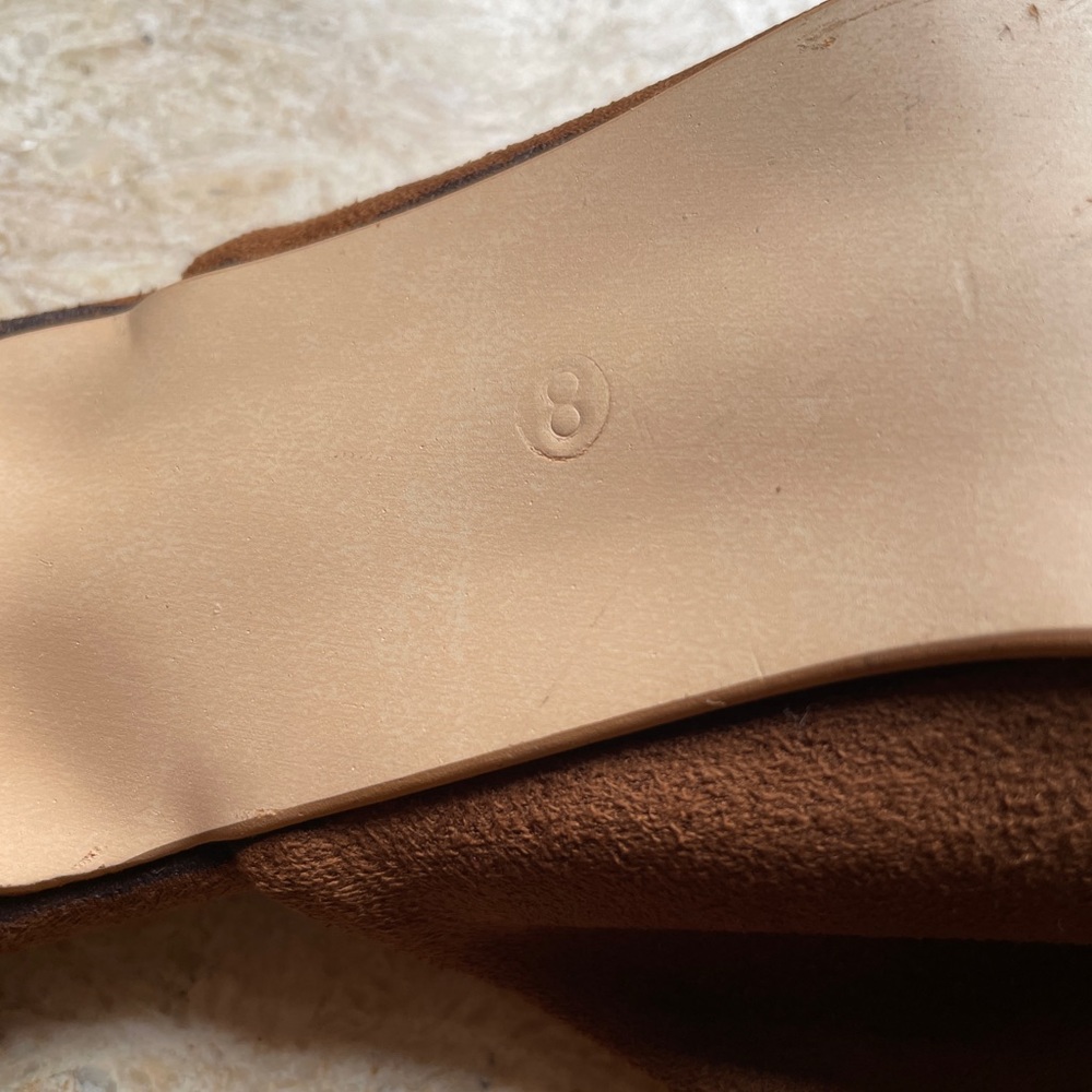 Tan Suede Mules - Picture 7 of 16